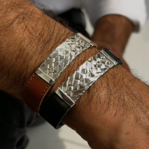 Pulsera de plata Trama
