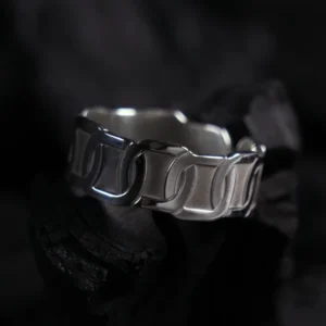 Anillo de plata Arista