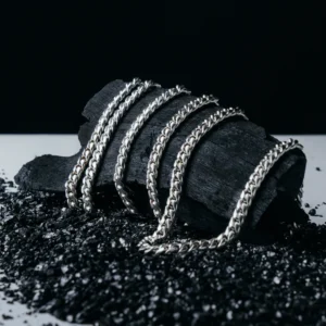 Cadena lomo de corvina de plata