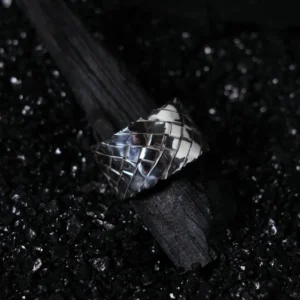 Anillo de plata Trama